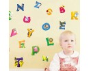 Alphabet Sticker Learning To Read With Animals Letters Wall Stickers Educational Stickers Alphabet Wall Decals Educational Wall Decals