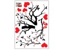 Flowers and Birds Wall Decals Plum Tree Wall Stickers Family Home Decors Wall Papers