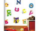 Alphabet Sticker Learning To Read With Animals Letters Wall Stickers Educational Stickers Alphabet Wall Decals Educational Wall Decals