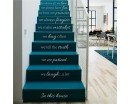 Vinyl Stair Decals - In This House We Do Quote Decals for Staircase Riser Decor - Staircase Sticker 