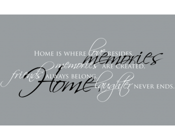 Home Is Where Love Resides, Memories Are Created, Friends Always Belong, Laughter Never Ends Home Is Where Love Resides, Memories Are Created, Friends Always Belong, Laughter Never Ends