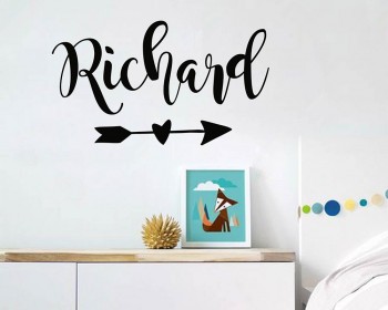 Arrow Customized Name Vinyl Decals Baby Nursery Arrow Name Sticker