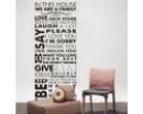 We Are A Family Quotes Wall Stickers Family Lettering Decals For Living Room Home Wall Decors