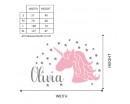 Unicorn Name Decal