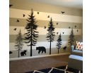 Large Woodland Pine Tree Decals