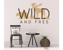 Wild and Free Woodland Animals Decal