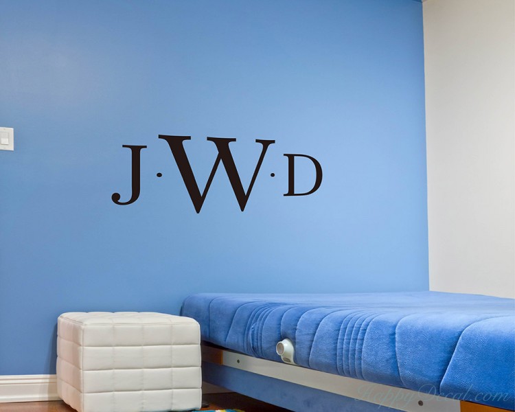 Autocollant Mural Personnalisé - Lettres, Noms Et Monogrammes En Vinyle Décoratif
