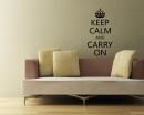 Keep Calm and Carry On Quotes Vinyl Lettering Decal