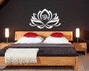 Lotus Vinyl Flower Decals Modern Wall Art Sticker