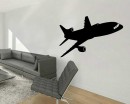 Airplane Vinyl Decals Silhouette Modern Wall Art Sticker
