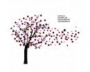 Cherry Blossom Tree Wall Decal with Birds