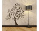 Scroll Tree Wall Decal Vinyl Tree Wall Art Stickers