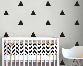 One Set of Triangle Pattern Wall Decals 