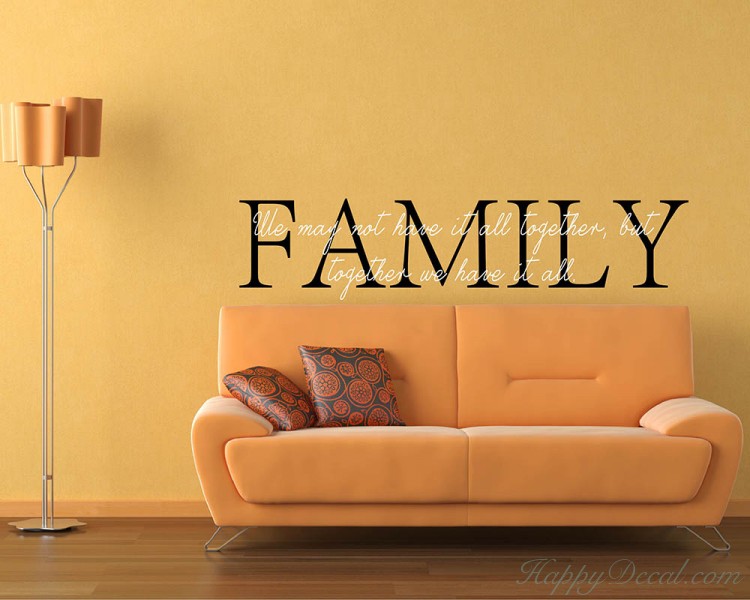 Family Quotes Wall Decal Family Vinyl Art Stickers