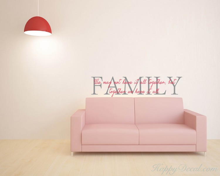 Family Quotes Wall Decal Family Vinyl Art Stickers