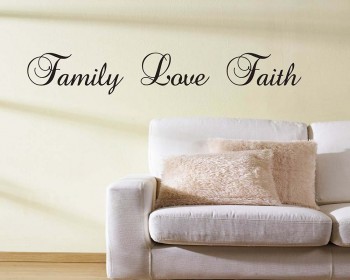 Home Family Blessing Quotes Wall Decal Family Vinyl Art Stickers