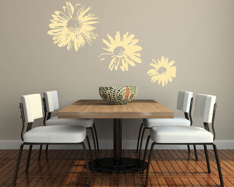 Chrysanthemum Dragonfly Wall Decal Mural Wall Sticker Nursery Home Decor Eager 